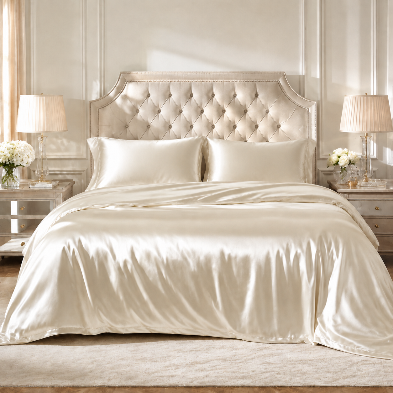 On bed