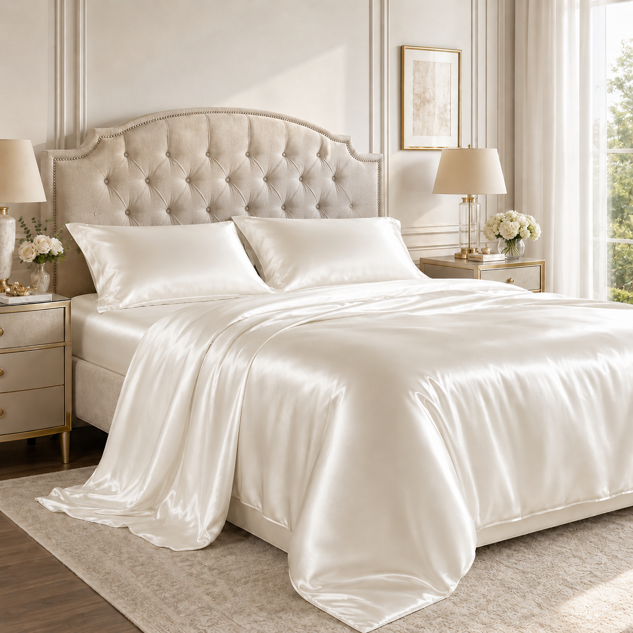 On bed